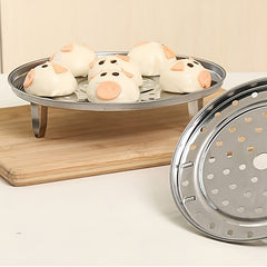 Stainless Steel Steaming Rack Stand for Canning Pressure Cooking Toasting
