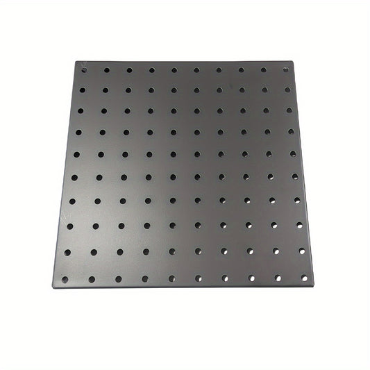 Metal Pegboard w/ 1in Hole Spacing & Screws for Garage Wall Storage