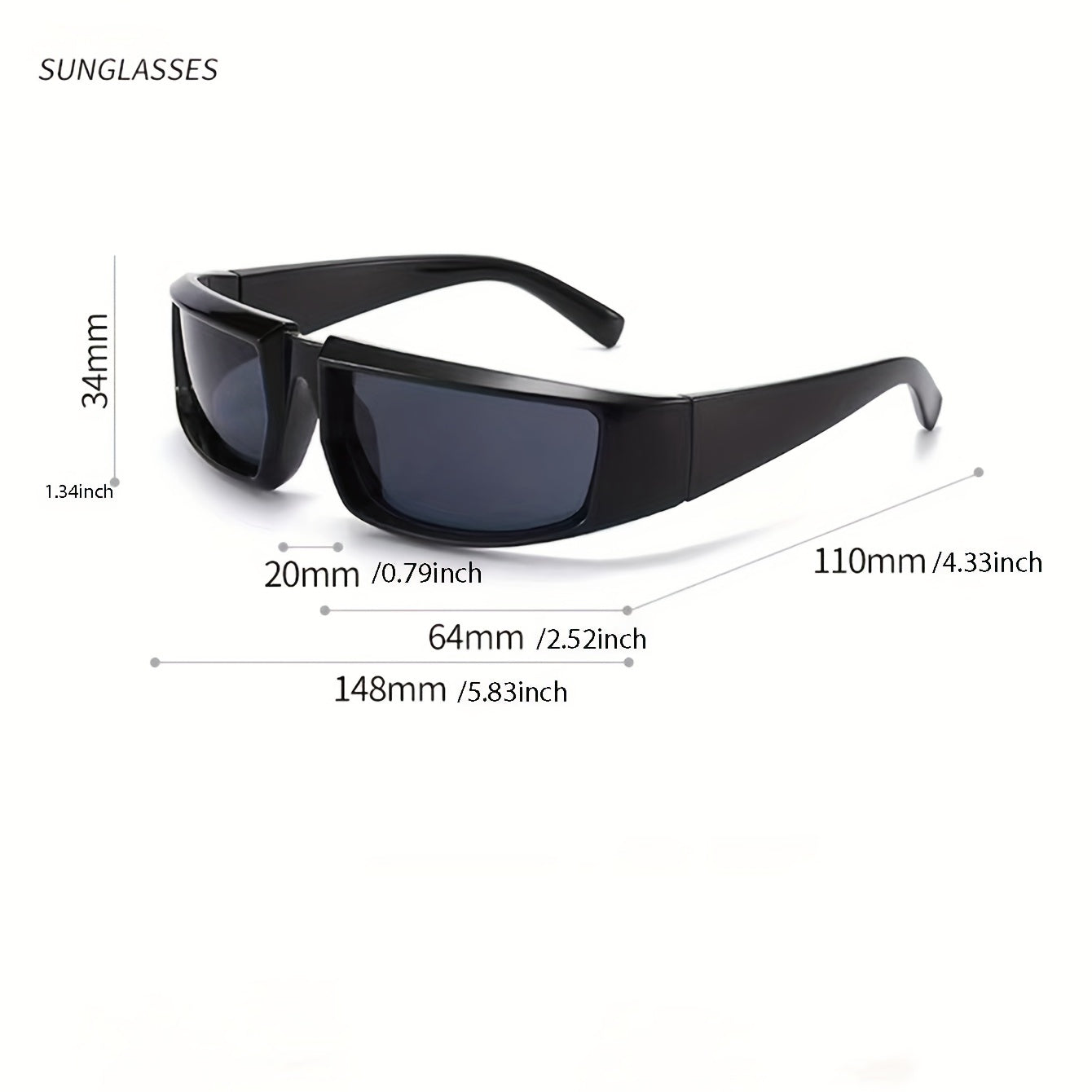 Cycling Sports Sunscreen Sunglasses Steampunk Bungee Hip Hop Concave Sunglasses