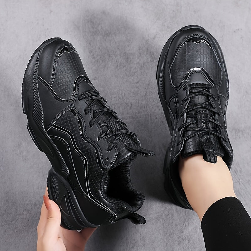 Women's Mesh Running Shoes Anti Slip Thick Sole Casual Sport Shoes