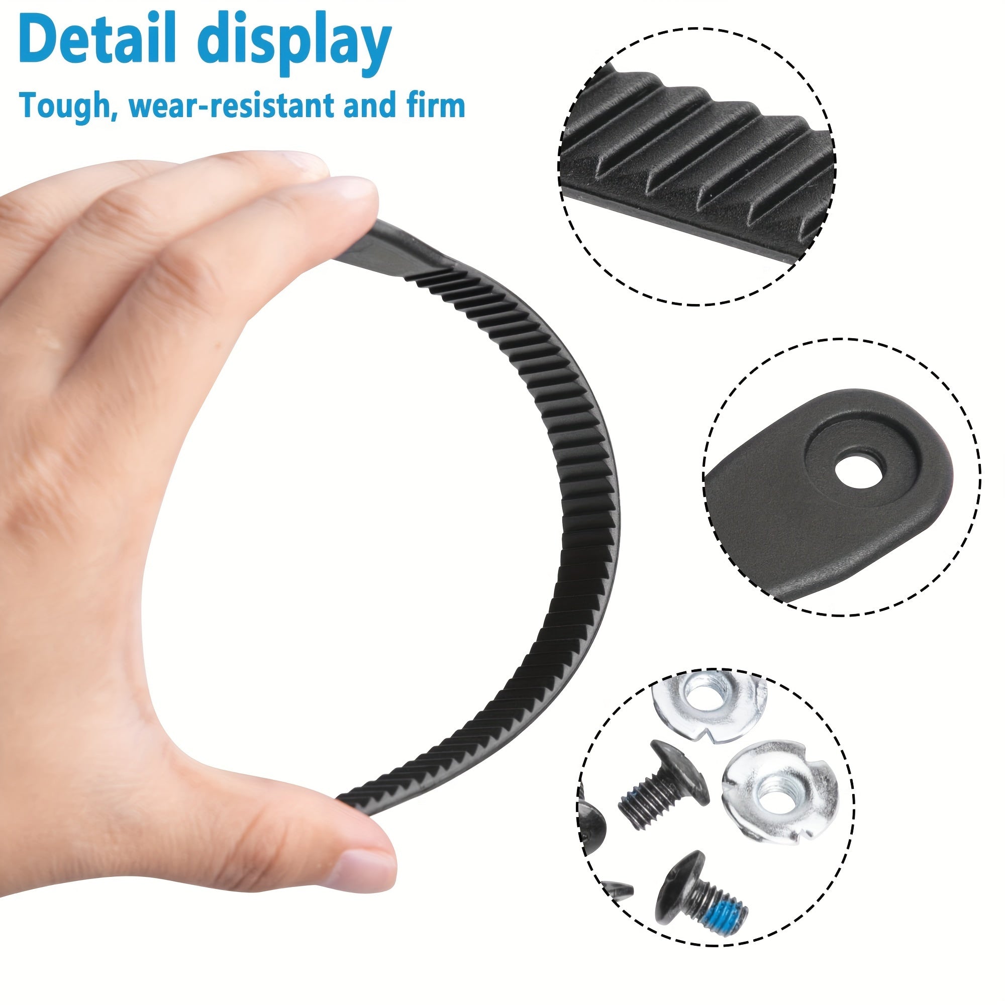 6pcs Snowboard Bindings Straps Ladder Strap Replacement 8.2 inch