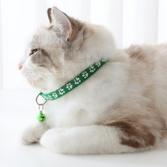 Adjustable Cat Collar with Bell Small to Medium Pets