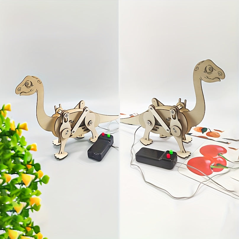 Wooden Brachiosaurus Model Kit - DIY Science Experiment
