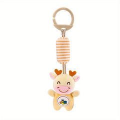 Soothing Doll Baby Bedside Bell Car Rattle 0-1 Year Old Stroller Pendant Toy