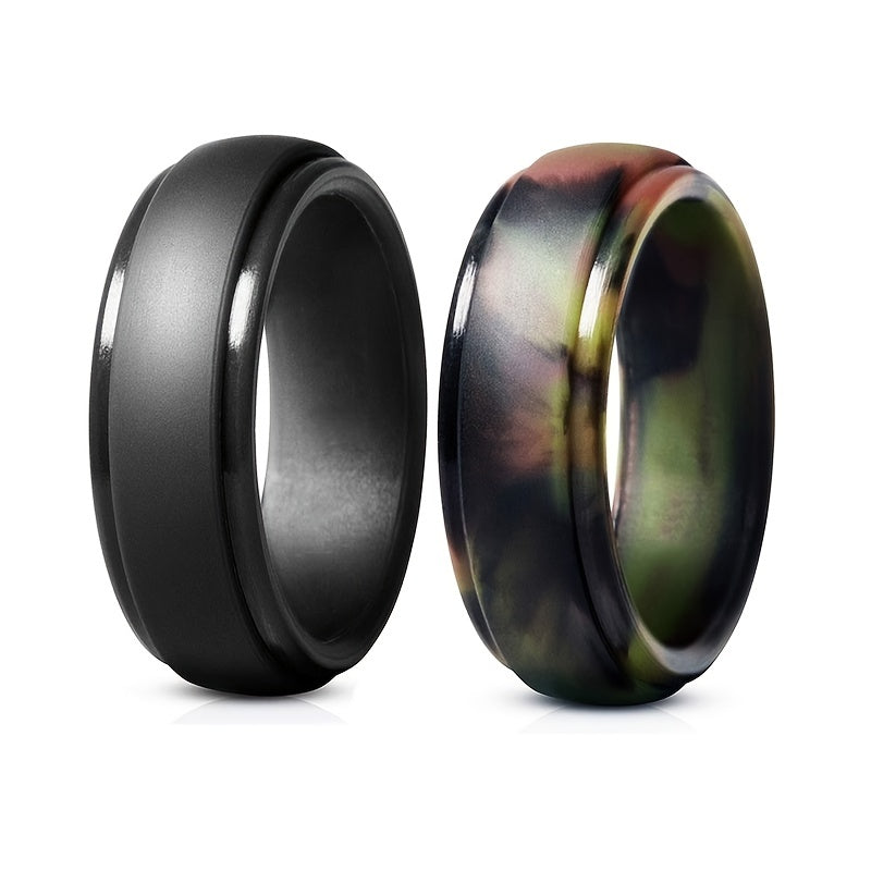 Silicone Wedding Band Ring Minimalistic Design