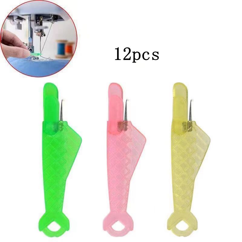 Plastic Fish Needle Threaders Sewing Tool for Embroidery Cross Stitch