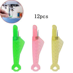 Plastic Fish Needle Threaders Sewing Tool for Embroidery Cross Stitch
