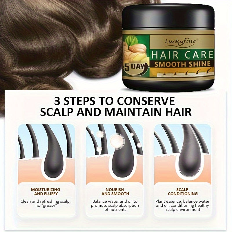Ginger Hair Cream for Thick Hair Repair