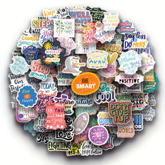 100pcs Motivational Quote Stickers Inspirational Words Stickers For Teachers