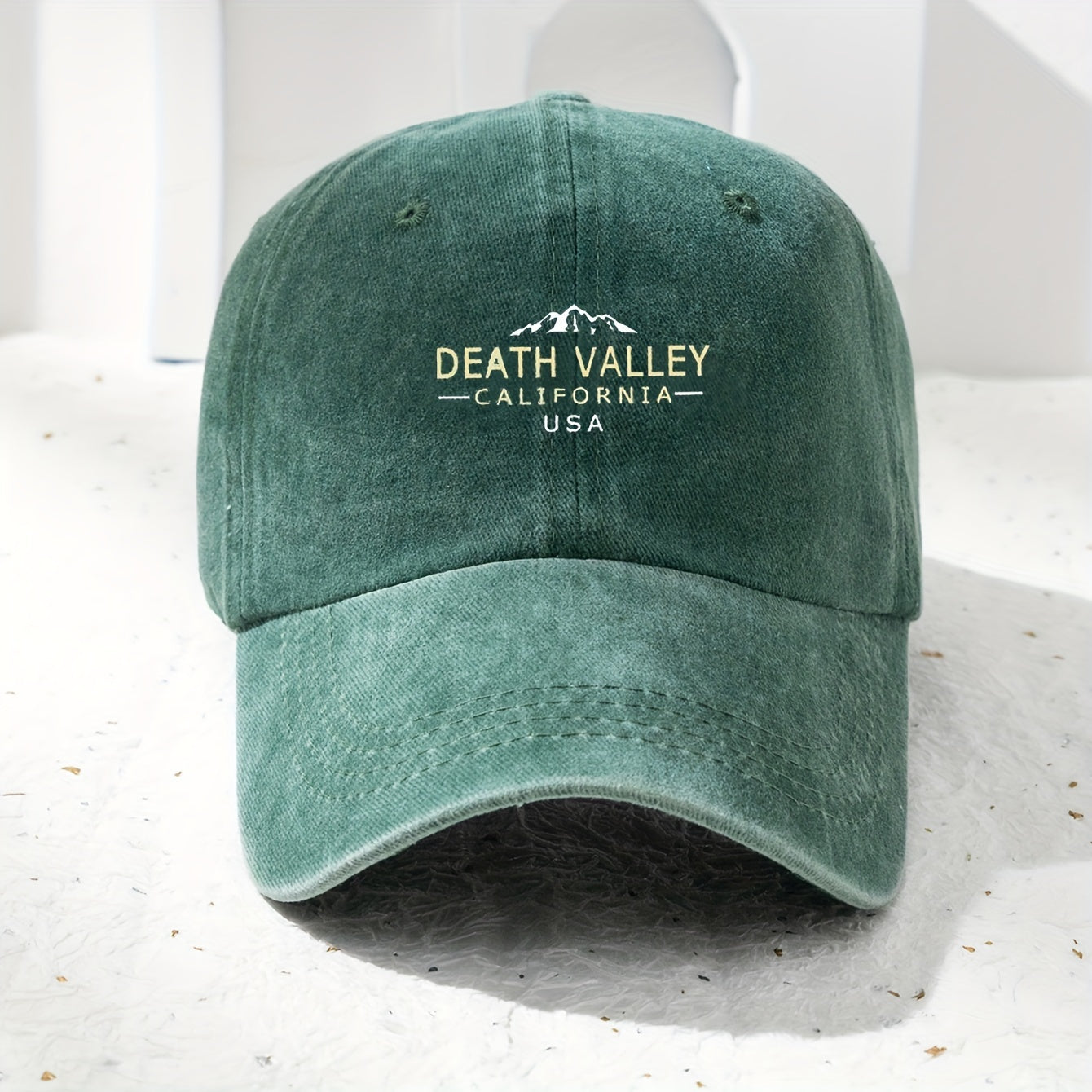 DEATH VALLEY CA Baseball Cap Vintage Washed Cotton Sunscreen Sports Hat
