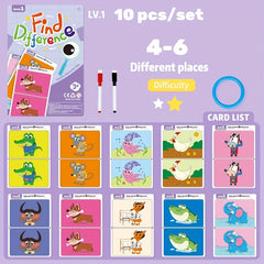 Interactive Difference Finding Games Set