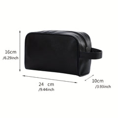 Portable PU Leather Toiletry Bag