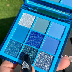 Klein Eyeshadow Palette Matte Finish Waterproof Smokey Eyeshadow