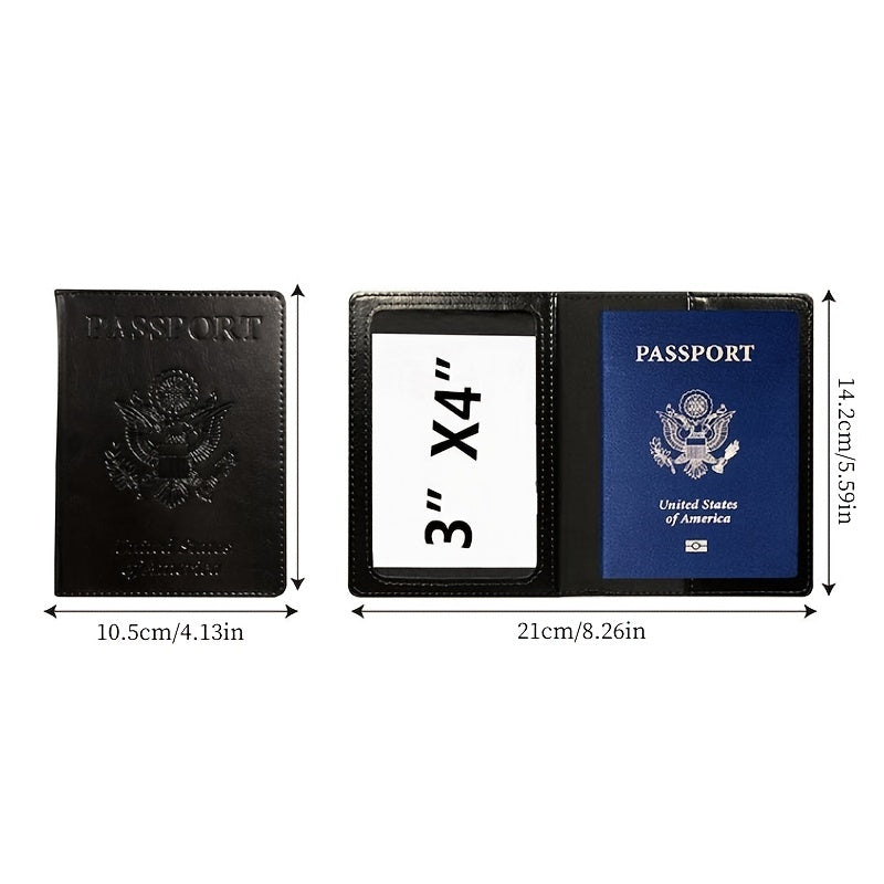 Travel Lightweight Passport Card Case Solid Protector Portable Slim