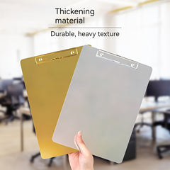 Stainless Steel Clipboard with Strong Metal Clip