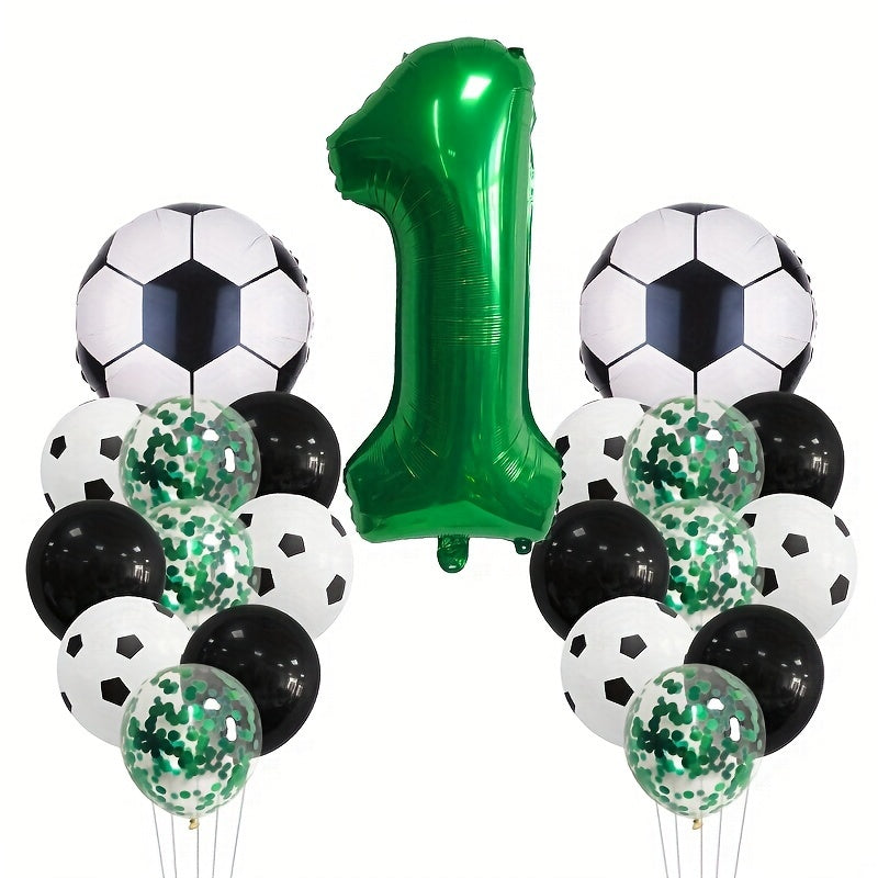 22pcs Football Theme Balloon Set Birthday Party Decoration