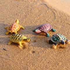 Realistic Sea Turtle Figurines Plastic Ocean Animal Set Kids Educational Toy