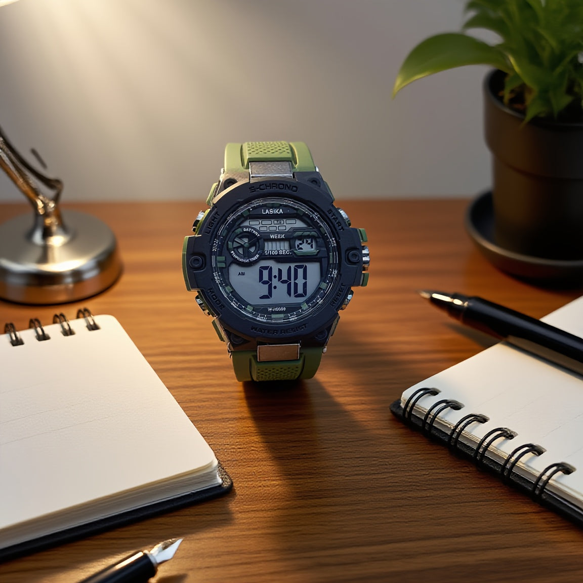 Boys' Sports Watch with Alarm Clock Luminous Timer