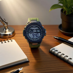 Boys' Sports Watch with Alarm Clock Luminous Timer