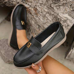 Women's Flat Loafers Comfy Slip On Low Top Shoes