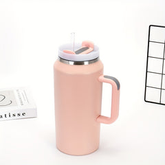 64oz Large Capacity Vacuum Insulated Water Bottle Stainless Steel with Handle