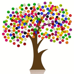 2530pcs Glitter Circle Dot Stickers for Colorful Labeling