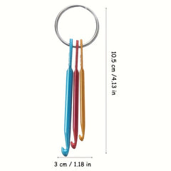 3pcs 3 5mm Aluminum Crochet Hook Set DIY Tool Crochet Kit for Handwork Hobby