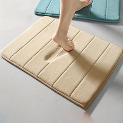 Memory Foam Bath Mat Rug 24 X 16 Inches Grey