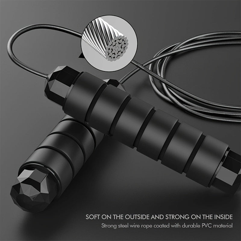 Adjustable Wire Skipping Rope for Fitness Exercise