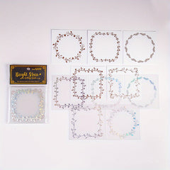 10pcs Scrapbooking Stamping Stickers DIY Decorative Backing Paper