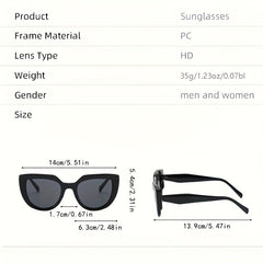 Y2K Cat Eye Sunglasses Mod Block Anti Glare UV400