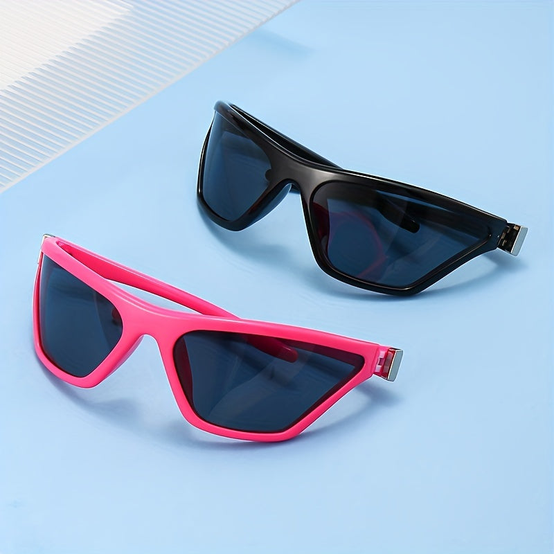 Y2K Sunglasses Wrap Around Sport Sun Shades Futuristic Sunnies