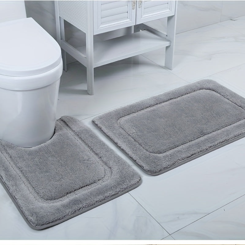 Soft Anti-slip Bath Rug Absorbent Bath Mat Machine Washable