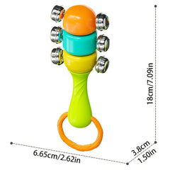 2pcs Hand Cranked Bell for Teenagers to Exercise Grip & Hearing