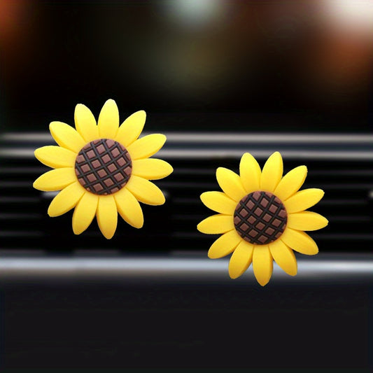 Sunflower Car Aromatherapy Clip with Tablets