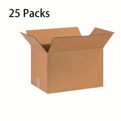 25-pack Medium Corrugated Cardboard Moving Boxes, 40x25x25cm, Moving & Storage