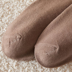 5 Pairs Bear Flowers Crew Socks Lightweight Women's Stockings