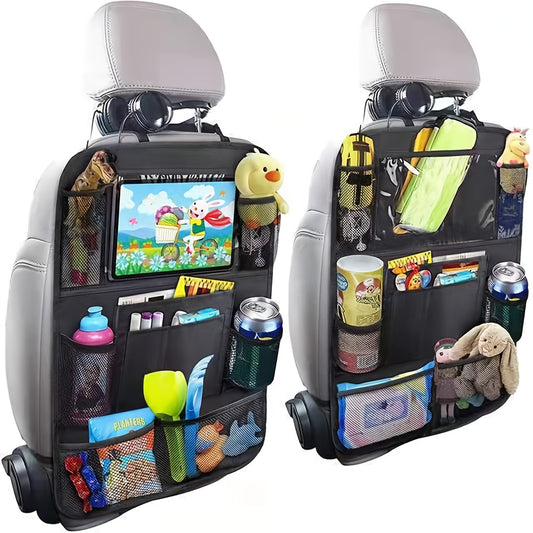 Car Back Seat Organizer Tablet Holder Storage Bag