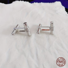 S925 Men's Cufflinks Suit Wedding Style Sleeve Buttons