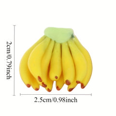 1:12 Scale Clay Fruits & Vegetables Realistic Models for Dollhouse Decor