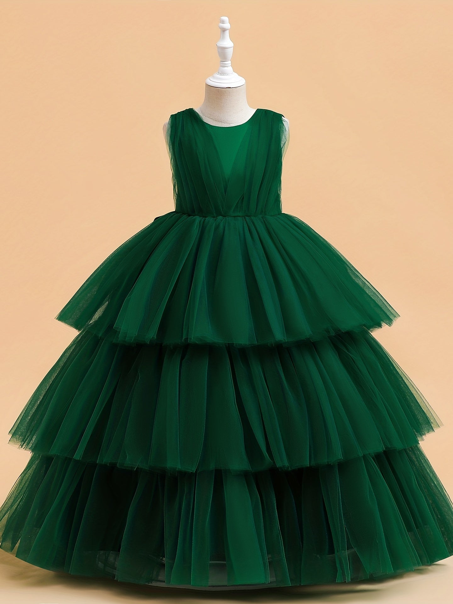 Princess Flower Girl Wedding Dress for Birthday Party