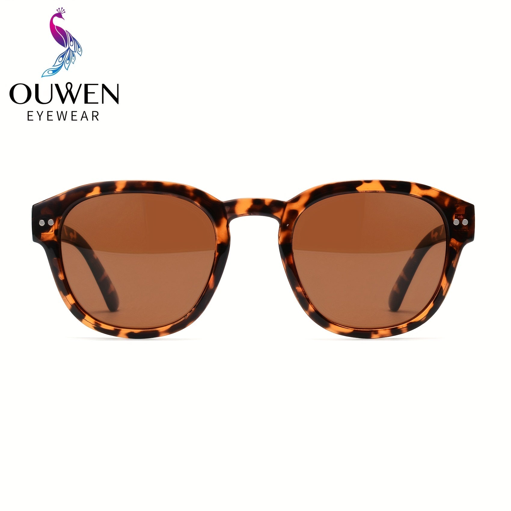 Retro Round Polarized Sunglasses For Men UV400 Protection