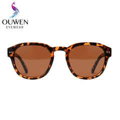 Retro Round Polarized Sunglasses For Men UV400 Protection