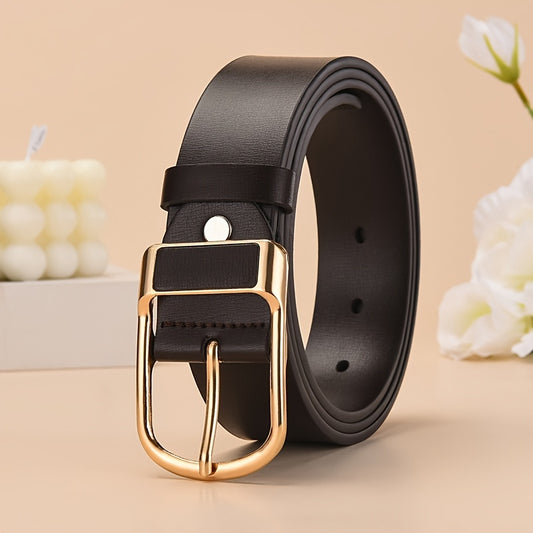 Men's PU Belt Retro Pin Buckle Business Belt