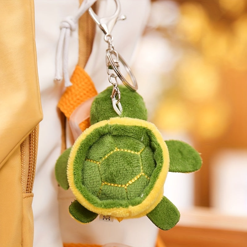 Turtle Keychain Pendant Doll Girl Plush Doll Ornament Schoolbag