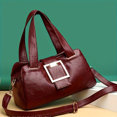 Large Capacity Shoulder Bag Soft Handbag Stylish Crossbody Bag