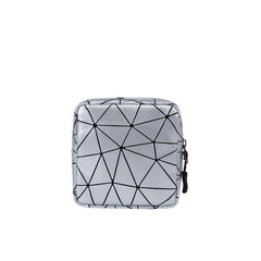 Geometric Zipper Storage Bag Lightweight Travel Organizer