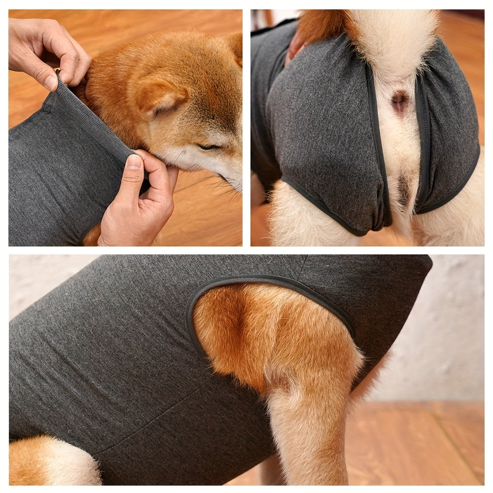 Dog Post Surgery Care Shirt to Protect Abdominal Wounds