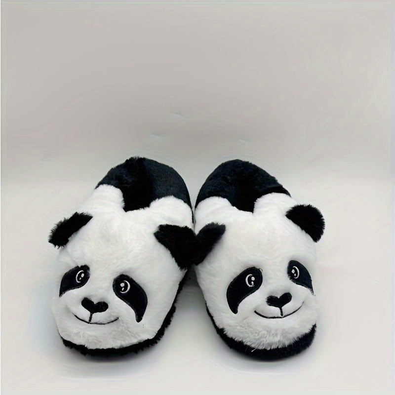 Boys Cartoon Panda House Shoes Non Slip Soft Bottom Walking Shoes