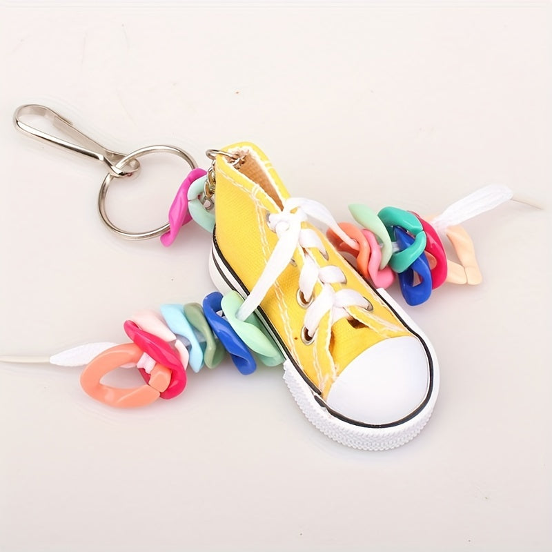 Parrot Sneakers Colorful Cotton Shredder Hanging Cage Bite Toy